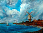 Dutch Windmill Wendy White